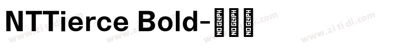 NTTierce Bold字体转换